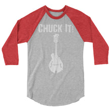 Load image into Gallery viewer, Chuck It! Mandolin in White- Unisex 3/4 Sleeve