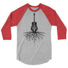 Load image into Gallery viewer, Dobro Roots in Black- Unisex 3/4 Sleeve