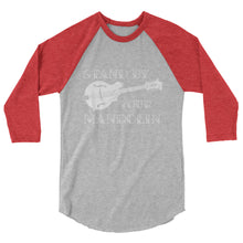 Load image into Gallery viewer, Stand by your Mandolin in White- Unisex 3/4 Sleeve
