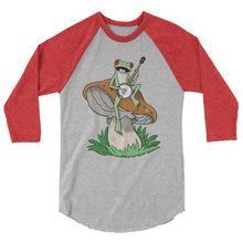 Load image into Gallery viewer, Frog Plays Banjo- Unisex 3/4 Sleeve