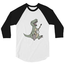 Load image into Gallery viewer, T-Rex Pays Banjo- Unisex 3/4 Sleeve
