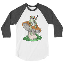 Load image into Gallery viewer, Frog Plays Banjo- Unisex 3/4 Sleeve