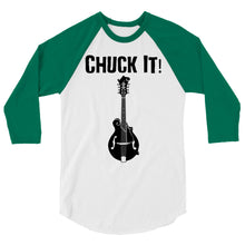 Load image into Gallery viewer, Chuck It! Mandolin in Black- Unisex 3/4 Sleeve