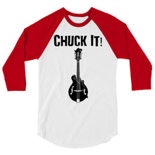 Load image into Gallery viewer, Chuck It! Mandolin in Black- Unisex 3/4 Sleeve
