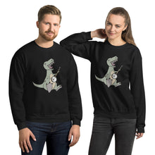 Load image into Gallery viewer, T-Rex Plays Banjo- Unisex Sweatshirt