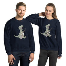 Load image into Gallery viewer, T-Rex Plays Banjo- Unisex Sweatshirt