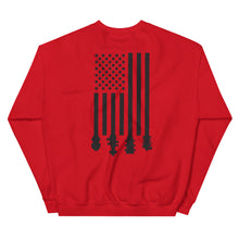 Load image into Gallery viewer, Bluegrass Flag Stocks in Black- Unisex Sweatshirt