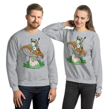 Load image into Gallery viewer, Frog Plays Banjo- Unisex Sweatshirt