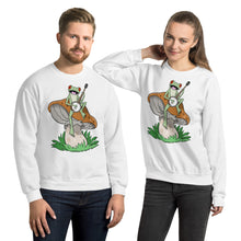 Load image into Gallery viewer, Frog Plays Banjo- Unisex Sweatshirt