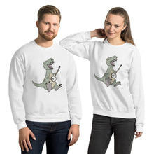Load image into Gallery viewer, T-Rex Plays Banjo- Unisex Sweatshirt