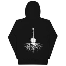 Load image into Gallery viewer, Banjo Roots in White- Unisex Hoodie