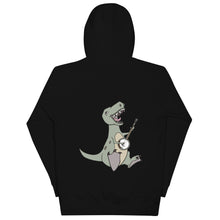 Load image into Gallery viewer, T-Rex Plays Banjo- Unisex Hoodie