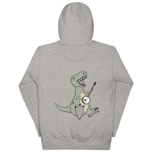 Load image into Gallery viewer, T-Rex Plays Banjo- Unisex Hoodie