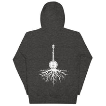 Load image into Gallery viewer, Banjo Roots in White- Unisex Hoodie