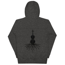Load image into Gallery viewer, Fiddle Roots in Black- Unisex Hoodie
