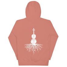 Load image into Gallery viewer, Fiddle Roots in White- Unisex Hoodie