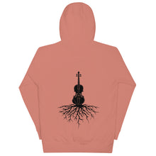 Load image into Gallery viewer, Fiddle Roots in Black- Unisex Hoodie