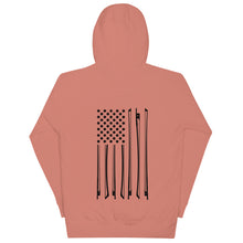 Load image into Gallery viewer, Bow Flag in Black- Unisex Hoodie