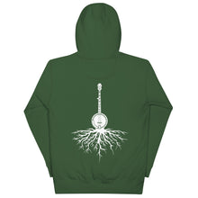 Load image into Gallery viewer, Banjo Roots in White- Unisex Hoodie