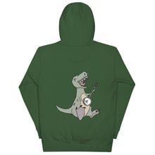 Load image into Gallery viewer, T-Rex Plays Banjo- Unisex Hoodie