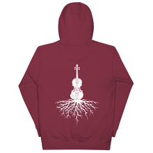 Load image into Gallery viewer, Fiddle Roots in White- Unisex Hoodie