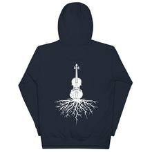 Load image into Gallery viewer, Fiddle Roots in White- Unisex Hoodie
