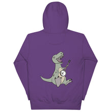 Load image into Gallery viewer, T-Rex Plays Banjo- Unisex Hoodie