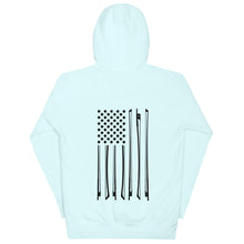 Load image into Gallery viewer, Bow Flag in Black- Unisex Hoodie
