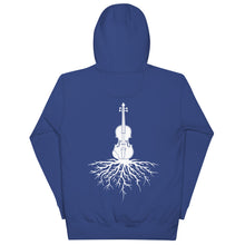 Load image into Gallery viewer, Fiddle Roots in White- Unisex Hoodie