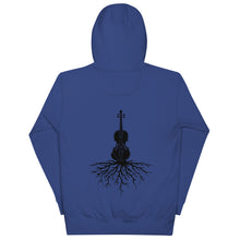 Load image into Gallery viewer, Fiddle Roots in Black- Unisex Hoodie