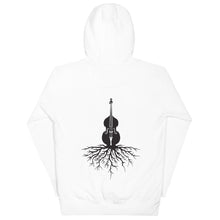 Load image into Gallery viewer, Upright Bass Roots in Black- Unisex Hoodie