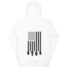 Load image into Gallery viewer, Flag Stocks in Black- Unisex Hoodie