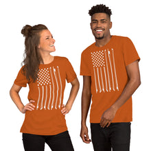 Load image into Gallery viewer, Bow Flag in White- Unisex Short Sleeve