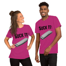 Load image into Gallery viewer, Suck It! Harmonica- Unisex Short Sleeve