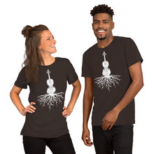 Load image into Gallery viewer, Fiddle Roots in White- Unisex Short Sleeve