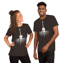 Load image into Gallery viewer, Banjo Roots in White- Unisex Short Sleeve