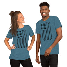 Load image into Gallery viewer, Bow Flag in Black- Unisex Short Sleeve