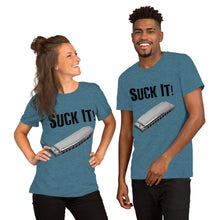 Load image into Gallery viewer, Suck It! Harmonica- Unisex Short Sleeve