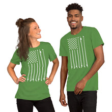 Load image into Gallery viewer, Bow Flag in White- Unisex Short Sleeve
