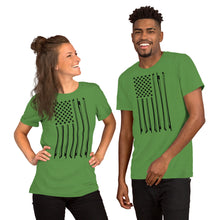Load image into Gallery viewer, Bow Flag in Black- Unisex Short Sleeve
