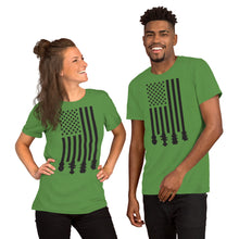 Load image into Gallery viewer, Bluegrass Flag Stocks in Black- Unisex Short Sleeve