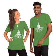 Load image into Gallery viewer, Banjo Roots in White- Unisex Short Sleeve
