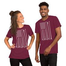 Load image into Gallery viewer, Bow Flag in White- Unisex Short Sleeve