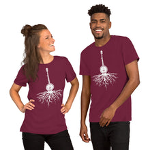 Load image into Gallery viewer, Banjo Roots in White- Unisex Short Sleeve