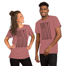 Load image into Gallery viewer, Bow Flag in Black- Unisex Short Sleeve
