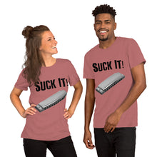 Load image into Gallery viewer, Suck It! Harmonica- Unisex Short Sleeve