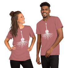 Load image into Gallery viewer, Banjo Roots in White- Unisex Short Sleeve