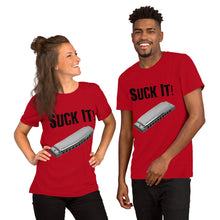 Load image into Gallery viewer, Suck It! Harmonica- Unisex Short Sleeve