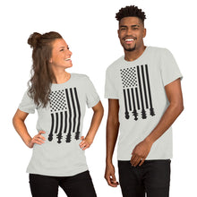 Load image into Gallery viewer, Bluegrass Flag Stocks in Black- Unisex Short Sleeve