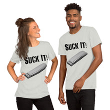 Load image into Gallery viewer, Suck It! Harmonica- Unisex Short Sleeve